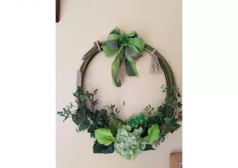 St. Patrick's lariet wreath!