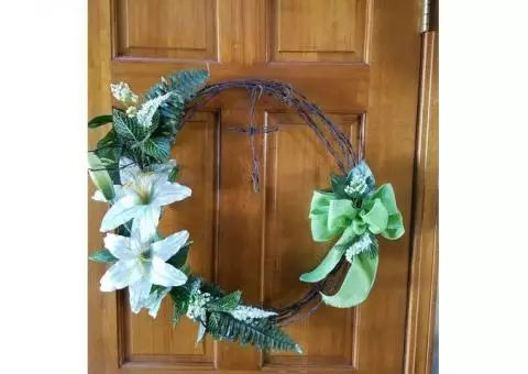 Barbwire Easter wreath